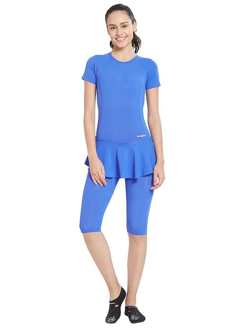 blue solid functional swimsuit - 15776781 - Very Small Image - 1