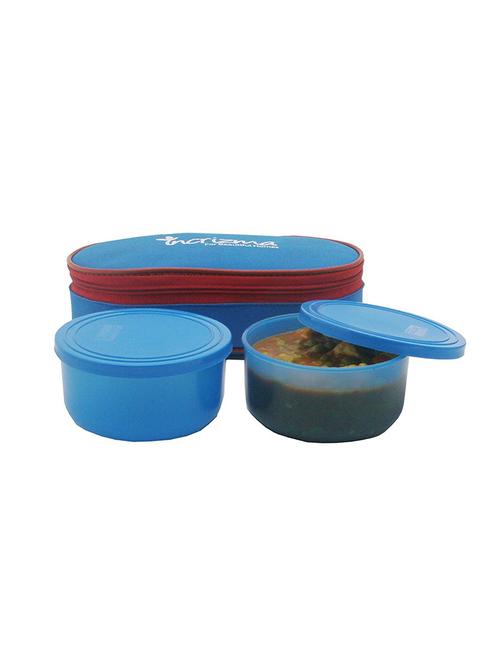 incrizma plastic yummy duo lunch box set, 275ml, set of 2 (3121) - 15778003 - Very Small Image - 1