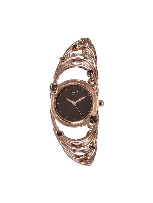 titan analog brown dial women's watch-95049wm01 - 15786884 - Very Small Image - 1