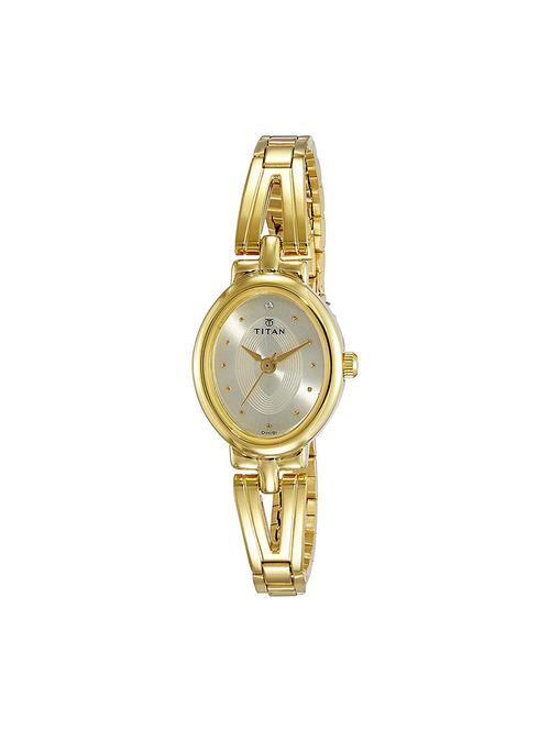 titan karishma revive analog champagne dial women's watch-2594ym01 - 15786930 - Very Small Image - 1