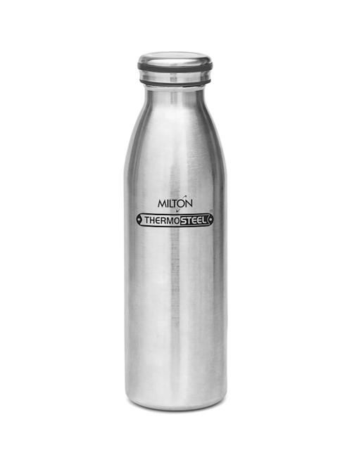 milton cameo thermosteel hot & cold water bottle, steelplain, 500 ml - 15790244 - Very Small Image - 1