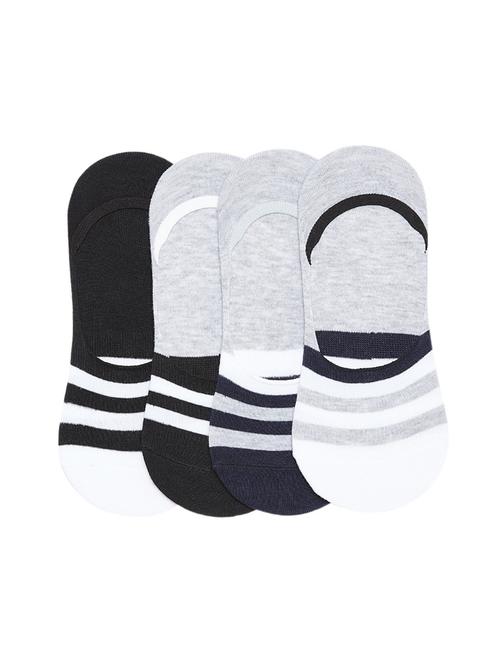 multi colored cotton no show socks - 15791688 - Very Small Image - 1