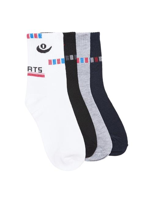 Men Pack Of 4 Printed Above Ankle Length Socks - 15791705 - Very Small Image - 1