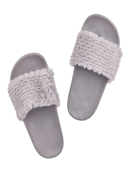 grey slides flip flops - 15792916 - Very Small Image - 1