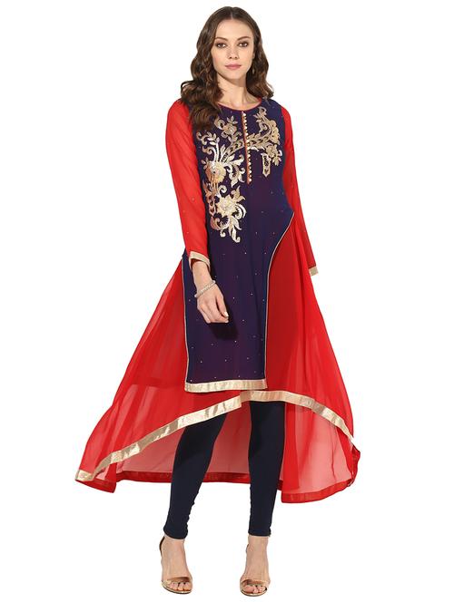 women's asymmetric kurta - 15794860 - Very Small Image - 1