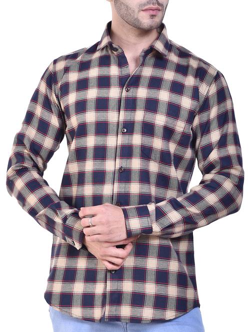 multicolor checkered casual shirt - 15796164 - Very Small Image - 1