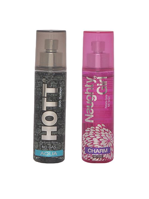 hott men's aqua & naughty girl charm perfume combo - 15796830 - Very Small Image - 1