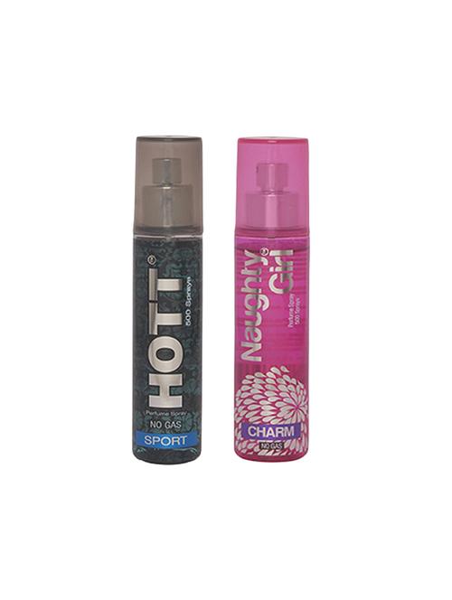 hott men's sport & naughty girl charm perfume combo - 15796848 - Very Small Image - 1