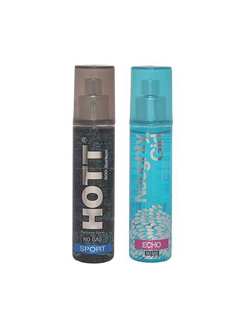 hott men's sport & naughty girl echo perfume combo - 15796850 - Very Small Image - 1
