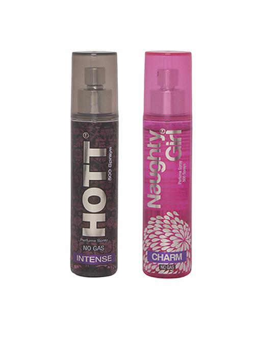 hott men's intense & naughty girl charm perfume combo - 15796866 - Very Small Image - 1
