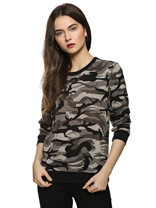 women's all over print sweatshirt - 15798768 - Very Small Image - 1