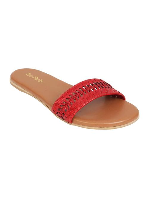 red slip on sandals - 15798875 - Very Small Image - 1
