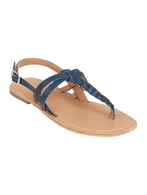 navy back strap sandals - 15798891 - Very Small Image - 1