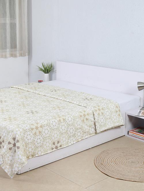 house this the wily kaleidoscope  cotton double dohar -beige - 15799556 - Very Small Image - 1