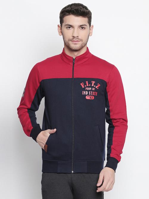 navy blue cotton sweatshirt - 15799903 - Very Small Image - 1