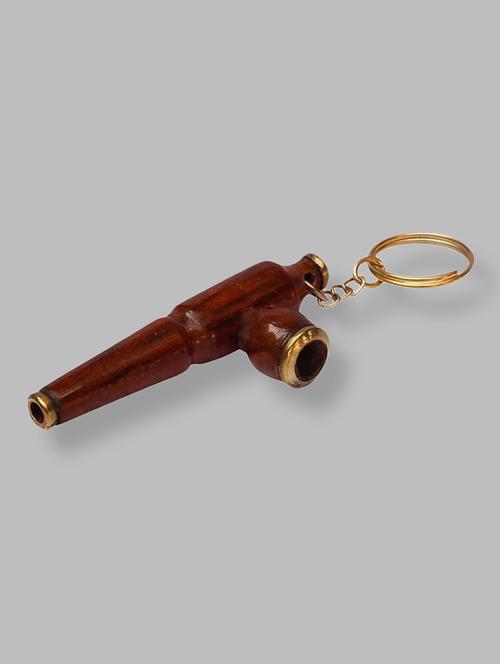 antique smoking pipe with key chain - 15800578 - Very Small Image - 1