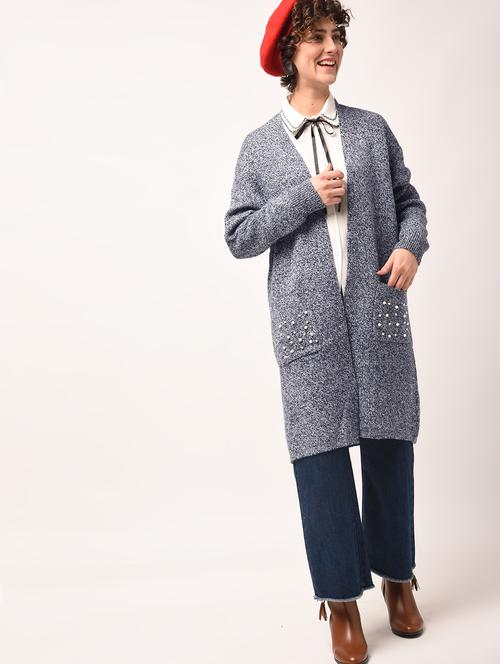 pearl embellished pocket patch shrug - 15801883 - Very Small Image - 1