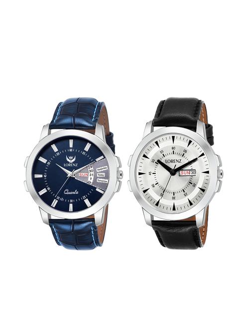 set of 2 analog watch combo - 15805592 - Very Small Image - 1