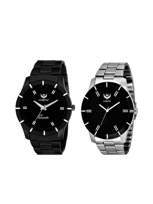 set of 2 analog watch combo - 15805600 - Very Small Image - 1