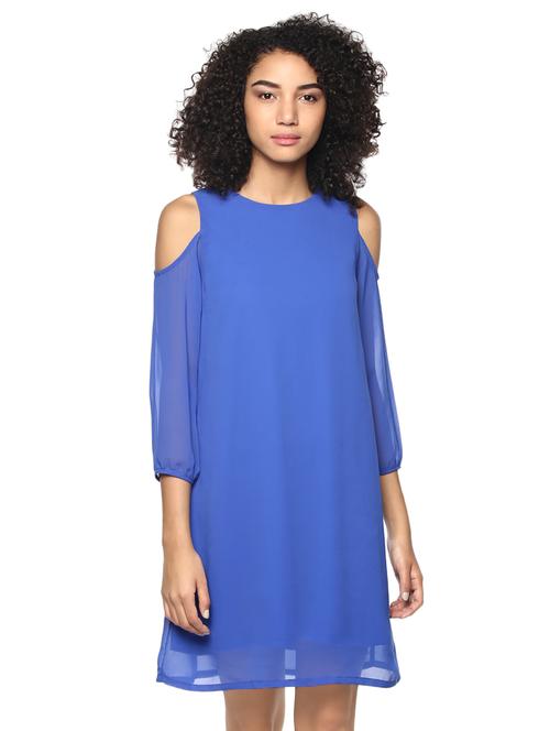 women's shift solid dress - 15808571 - Very Small Image - 1