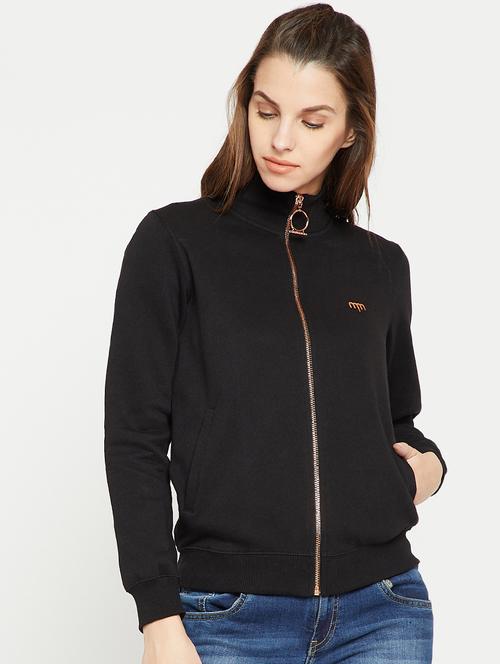 ink black turtle neck sweatshirt - 15814099 - Very Small Image - 1