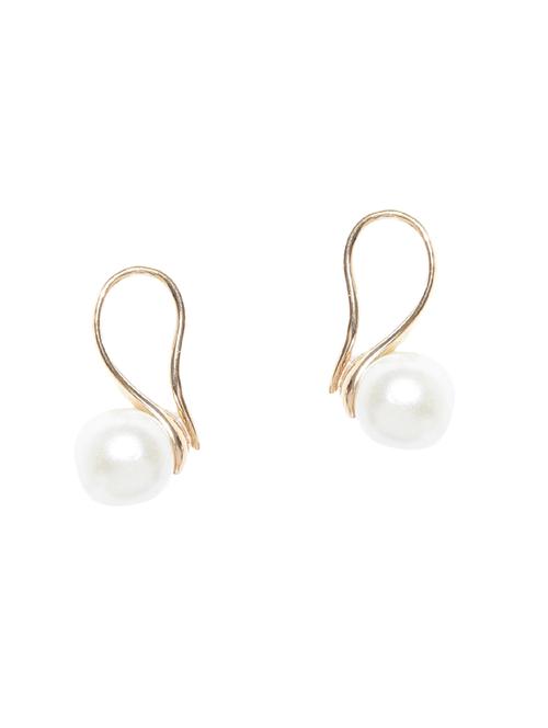 white gold plated studs earring - 15815254 - Very Small Image - 1