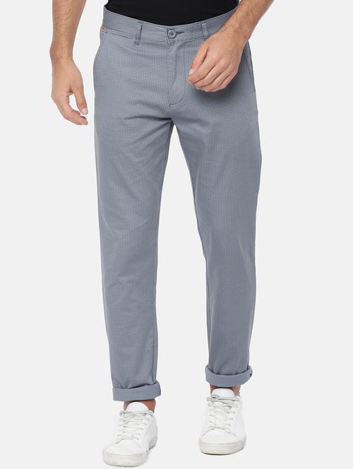 light blue cotton chinos - 15815449 - Very Small Image - 1