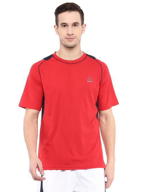 red polyester tshirt - 15821967 - Very Small Image - 1