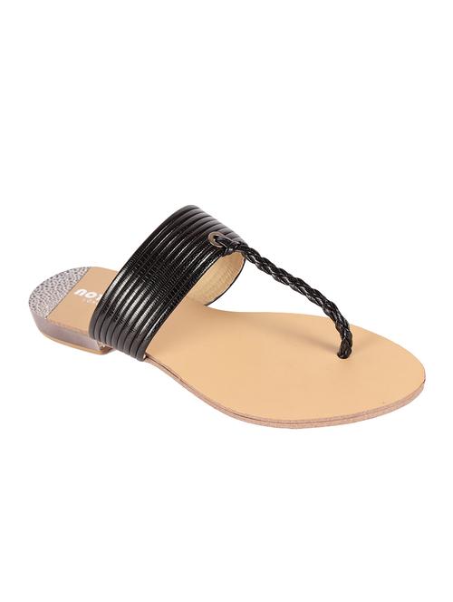 black t-strap sandals - 15822567 - Very Small Image - 1
