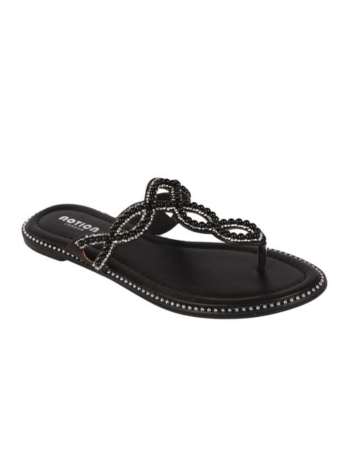 black t- strap sandals - 15822575 - Very Small Image - 1