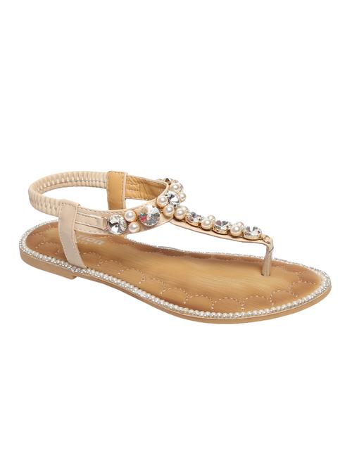 beige t-strap sandals - 15822587 - Very Small Image - 1