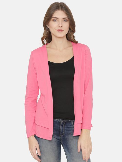 baby pink layered shrug - 15824275 - Very Small Image - 1