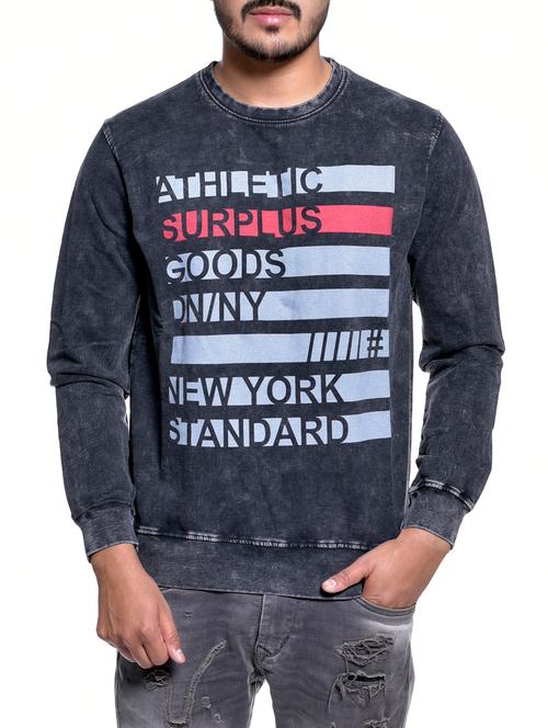 black viscose sweatshirt - 15826926 - Very Small Image - 1