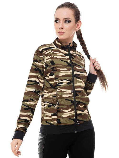 zip up camouflage jacket  - 15828861 - Very Small Image - 1