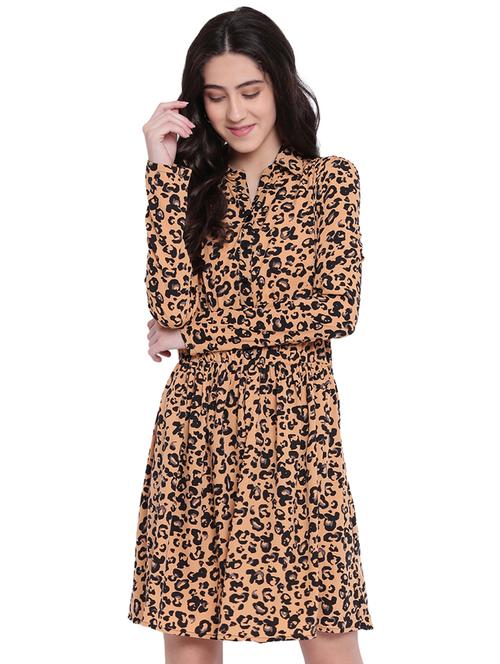 animal print a-line dress - 15831793 - Very Small Image - 1
