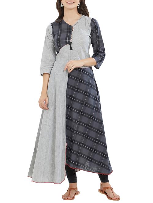 printed a-line kurta - 15831960 - Very Small Image - 1