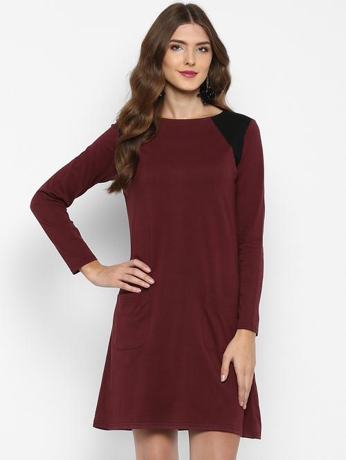 pocket patch a-line dress - 15833428 - Very Small Image - 1