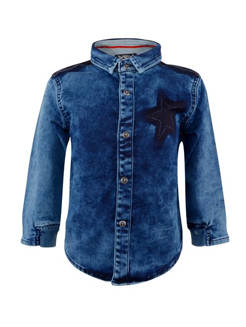 dark blue cotton shirt - 15833563 - Very Small Image - 1