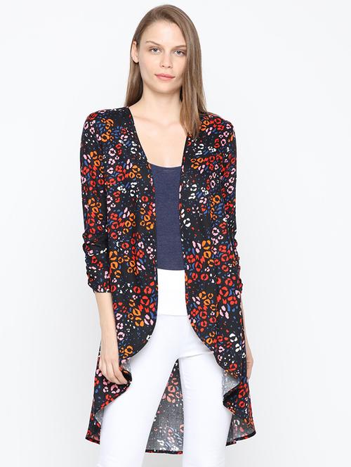 abstract printed asymmetric shrug - 15833649 - Very Small Image - 1