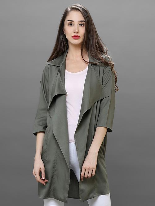 pocket patch olive green shrug - 15833651 - Very Small Image - 1
