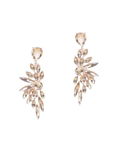 gold plated drop earring - 15836139 - Very Small Image - 1