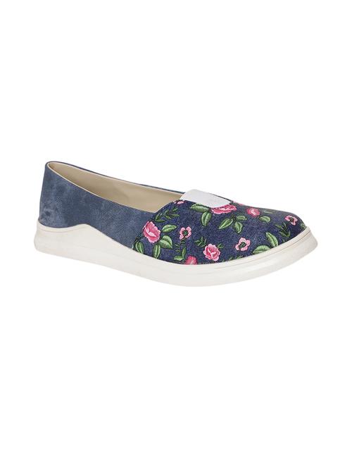 blue slip on casual shoes - 15840268 - Very Small Image - 1