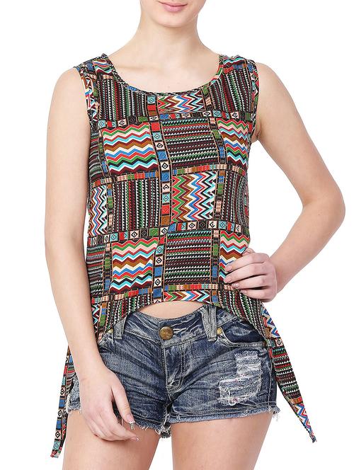 aztec print asymmetric top - 15843324 - Very Small Image - 1