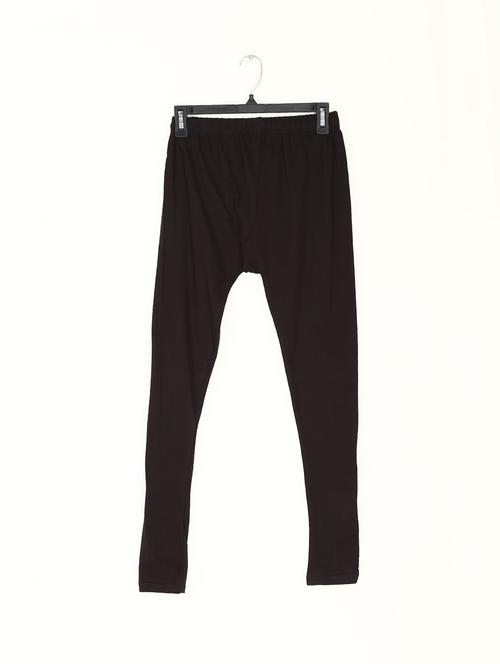 deep black solid leggings - 15844203 - Very Small Image - 1