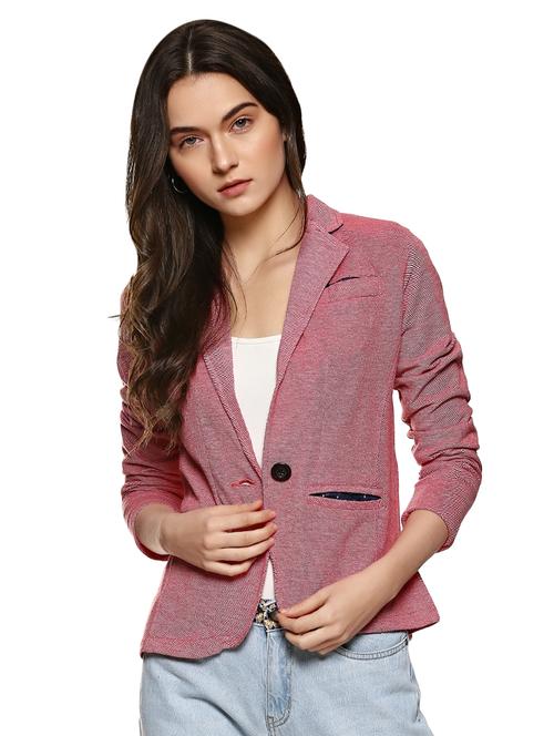 elbow patch back slit casual blazer - 15845712 - Very Small Image - 1