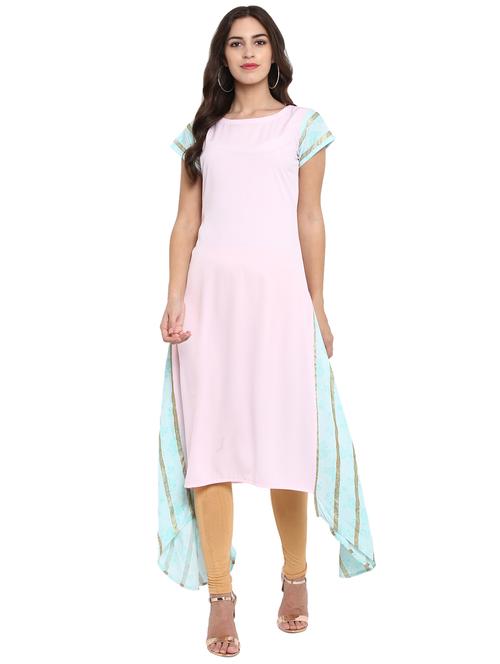 asymmetric solid kurta - 15847008 - Very Small Image - 1