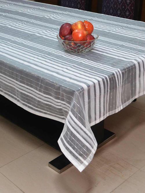 sheer stripe table cover - 15848837 - Very Small Image - 1