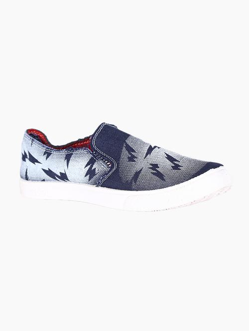 blue denim casual slip ons - 15849982 - Very Small Image - 1