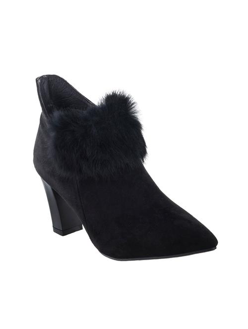 black ankle slip on  boots - 15851466 - Very Small Image - 1