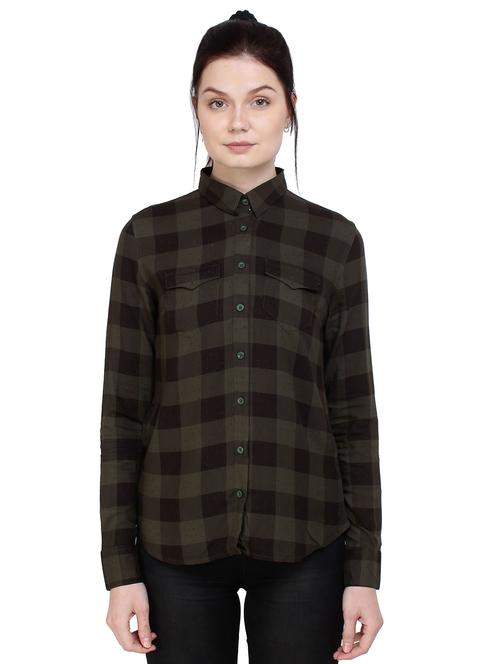 flap pocket detail checkered shirt - 15852011 - Very Small Image - 1